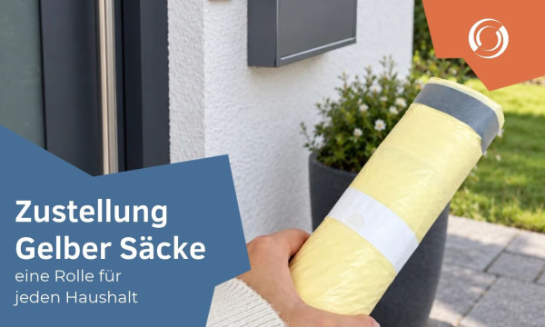 Jeder Haushalt erhält Gelbe Säcke